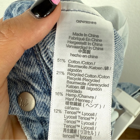 Madewell Low-Slung Straight Cargo Jeans in Coleman Wash Size 28 - Picture 10 of 11